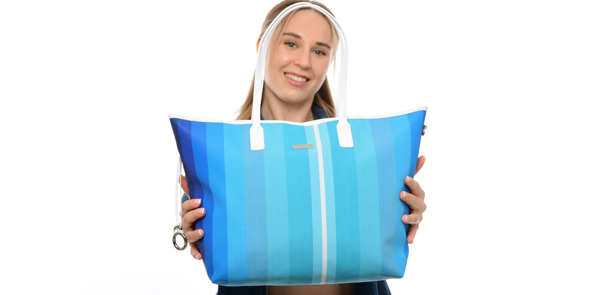 Borsa Tote In Tela DIRRONA Per Donna - Leggera E Capiente - Ideale Per Viaggi E Spiaggia - Foto 8