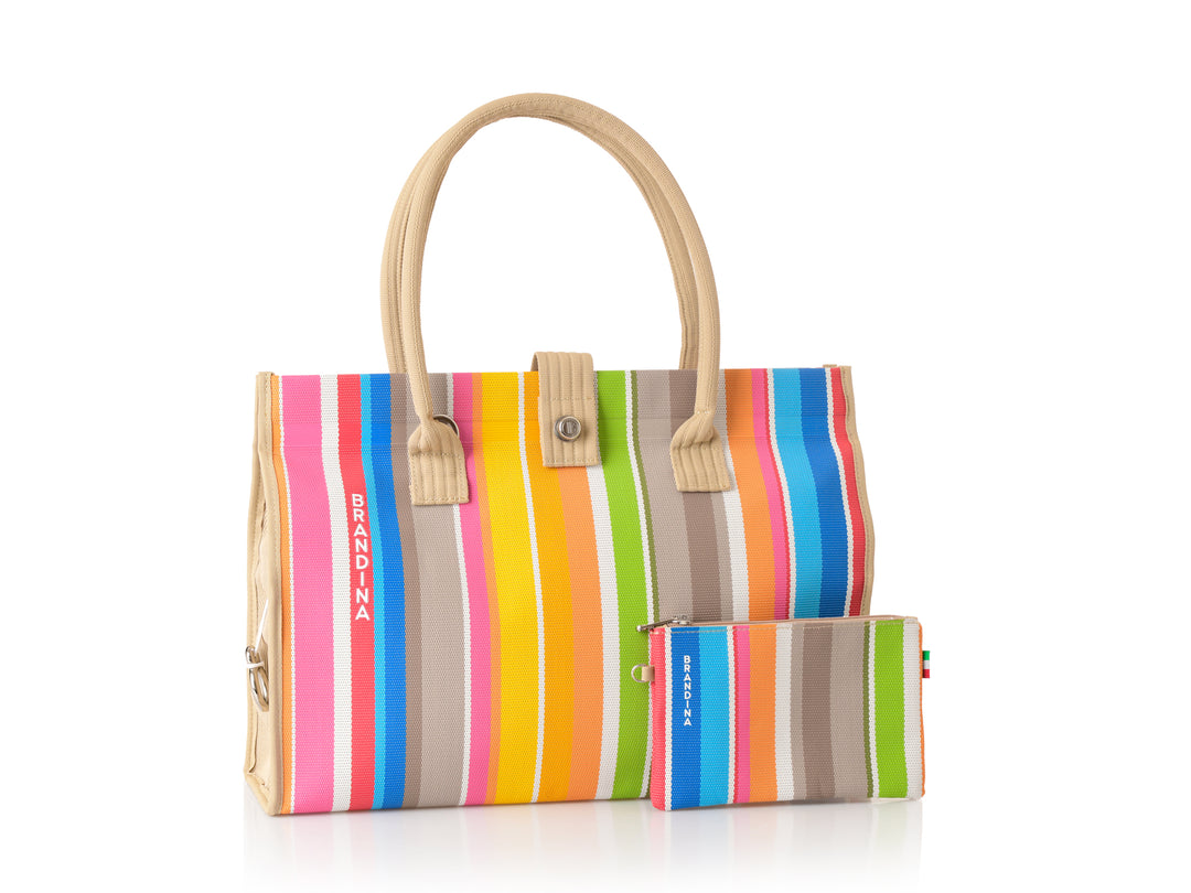 Borsa Tote In Tela DIRRONA Per Donna - Leggera E Capiente - Ideale Per Viaggi E Spiaggia - Foto 11